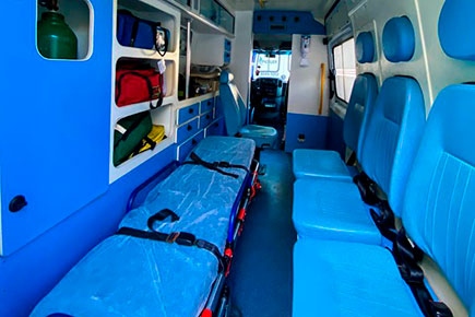 Interior da Ambulância Pickler